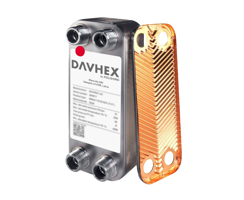 davhex heat exchanger model B