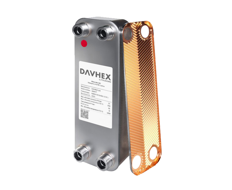 davhex heat exchanger model D